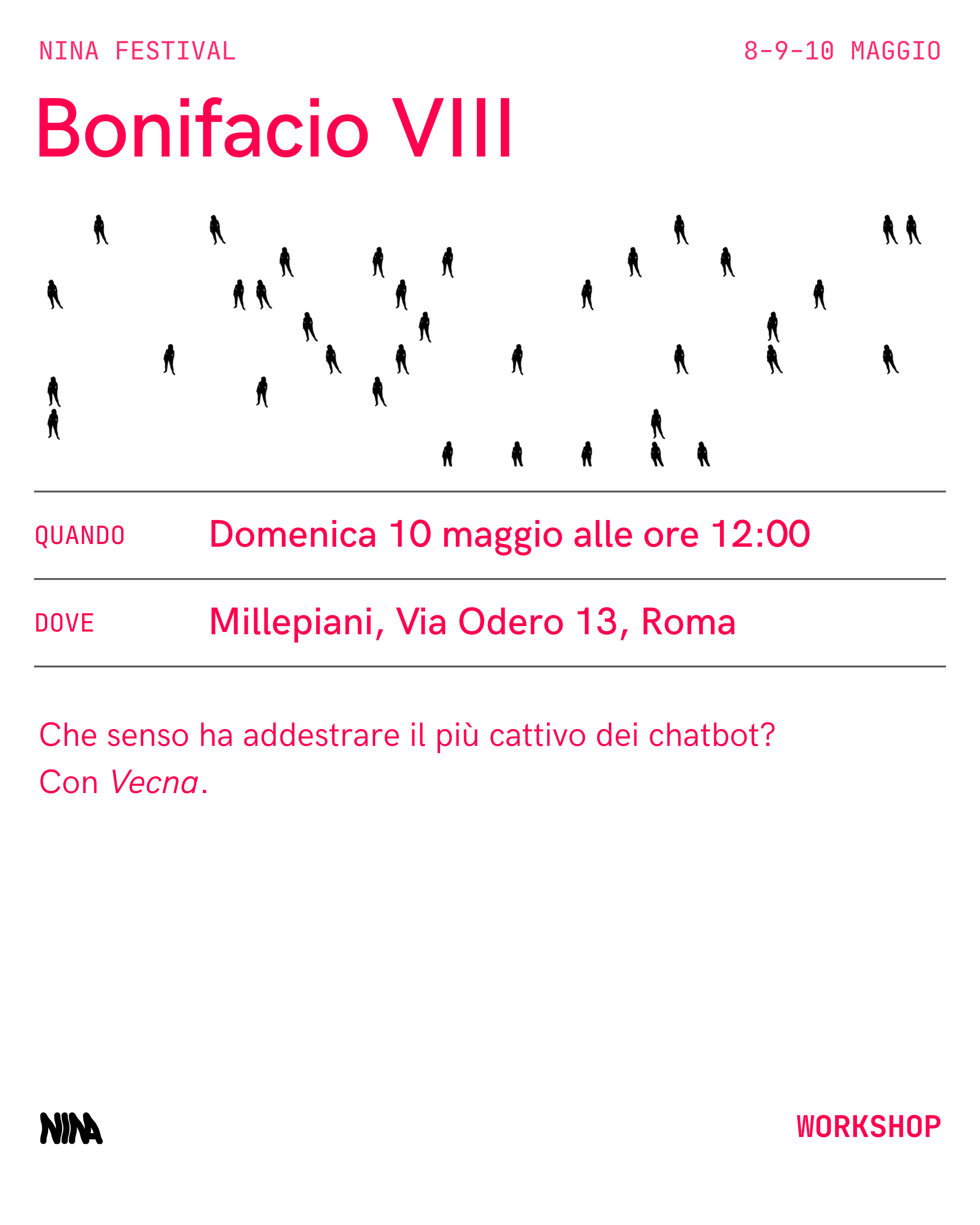 Evento Bonifacio VIII, il chatbot più cattivo! a Roma