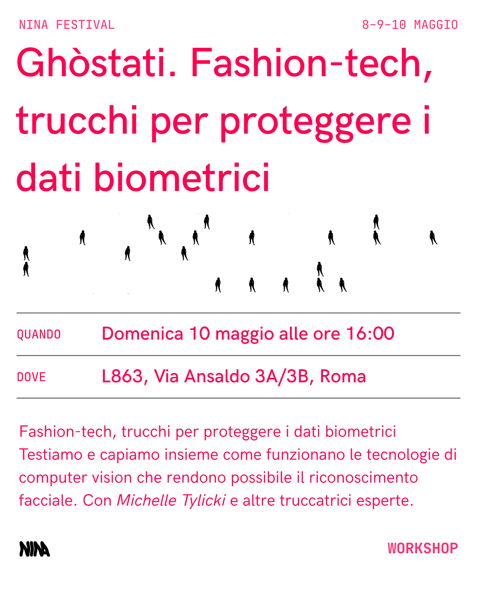 Workshop di trucco avverso Evento Really Human Resources di domenica a Roma