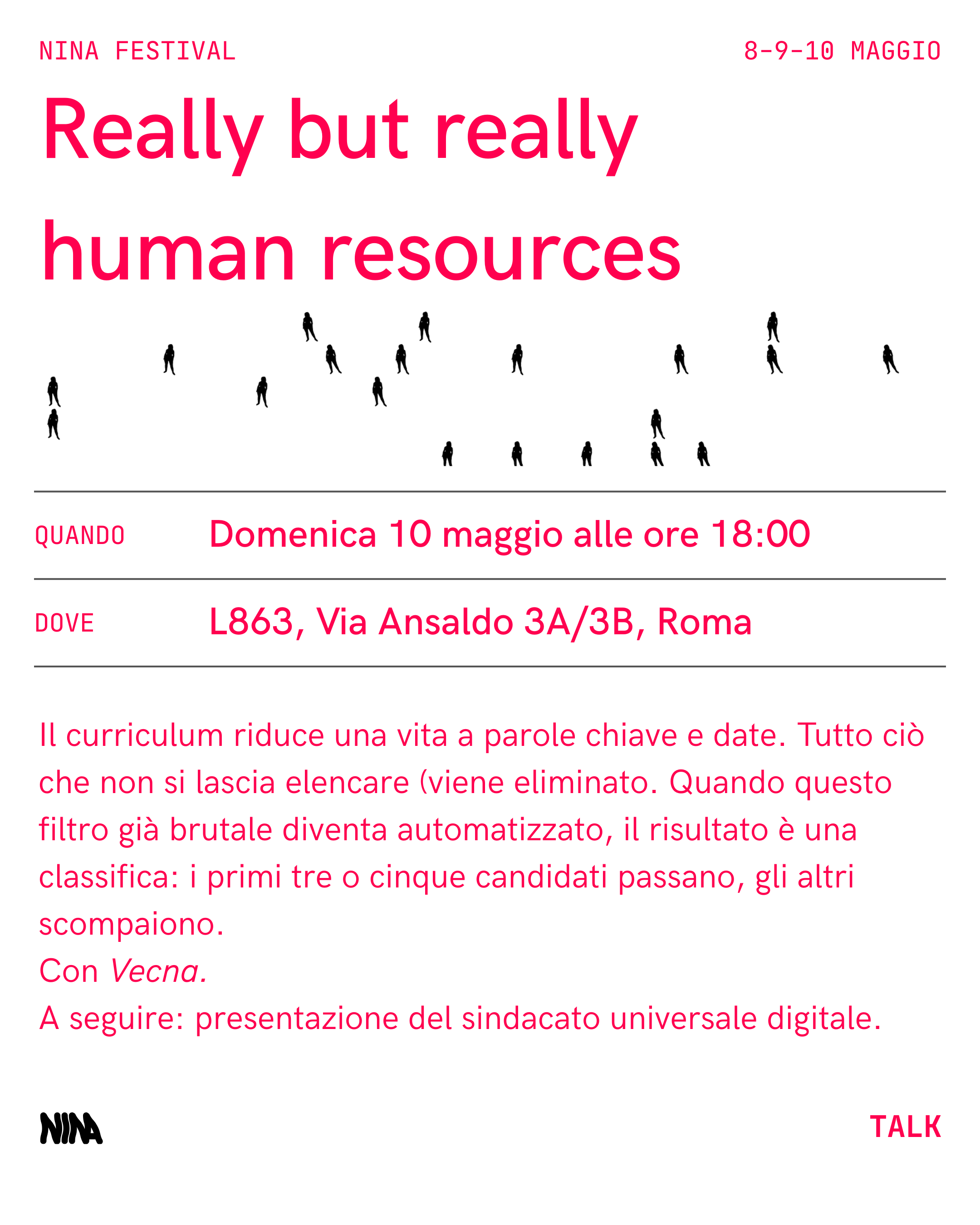 Evento Really Human Resources di domenica a Roma