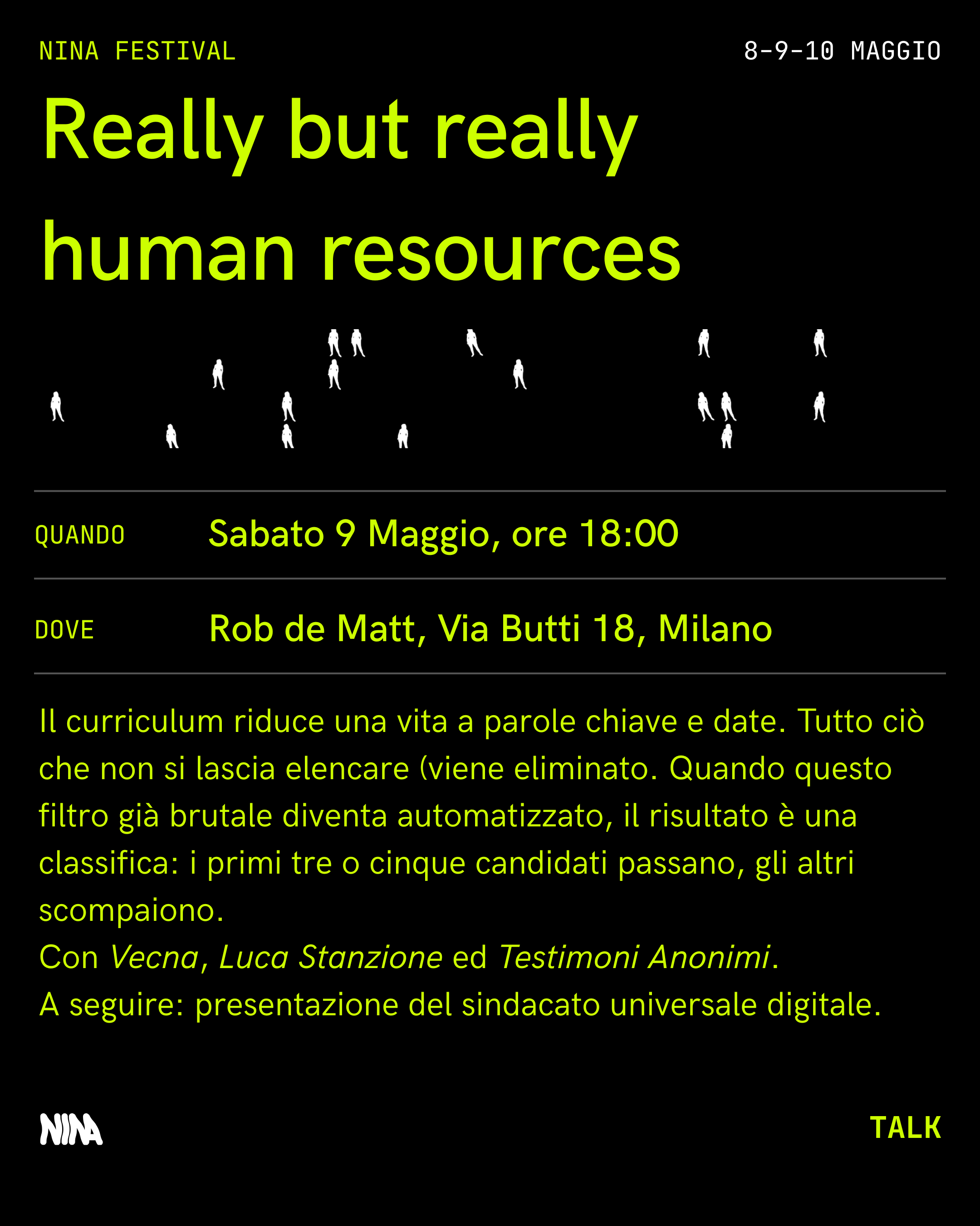Evento Really Human Resources di sabato a Milano